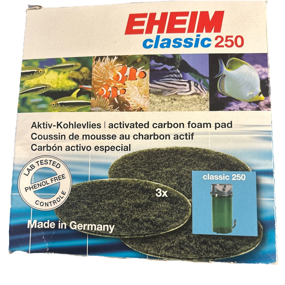 Eheim Classic 250 Activated Carbon  Foam Pads