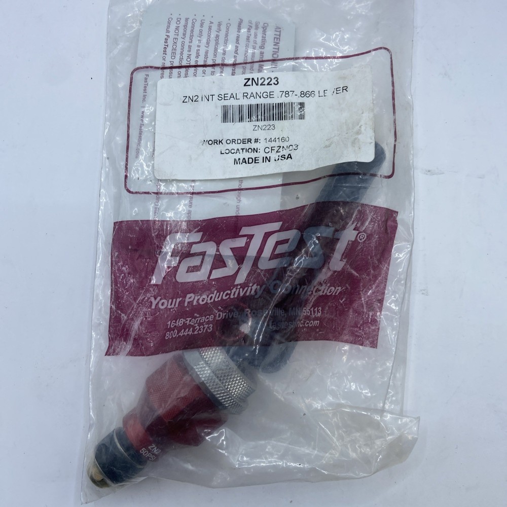 FasTest ZN223 INTERNAL SEALING CONNECTION TOOL