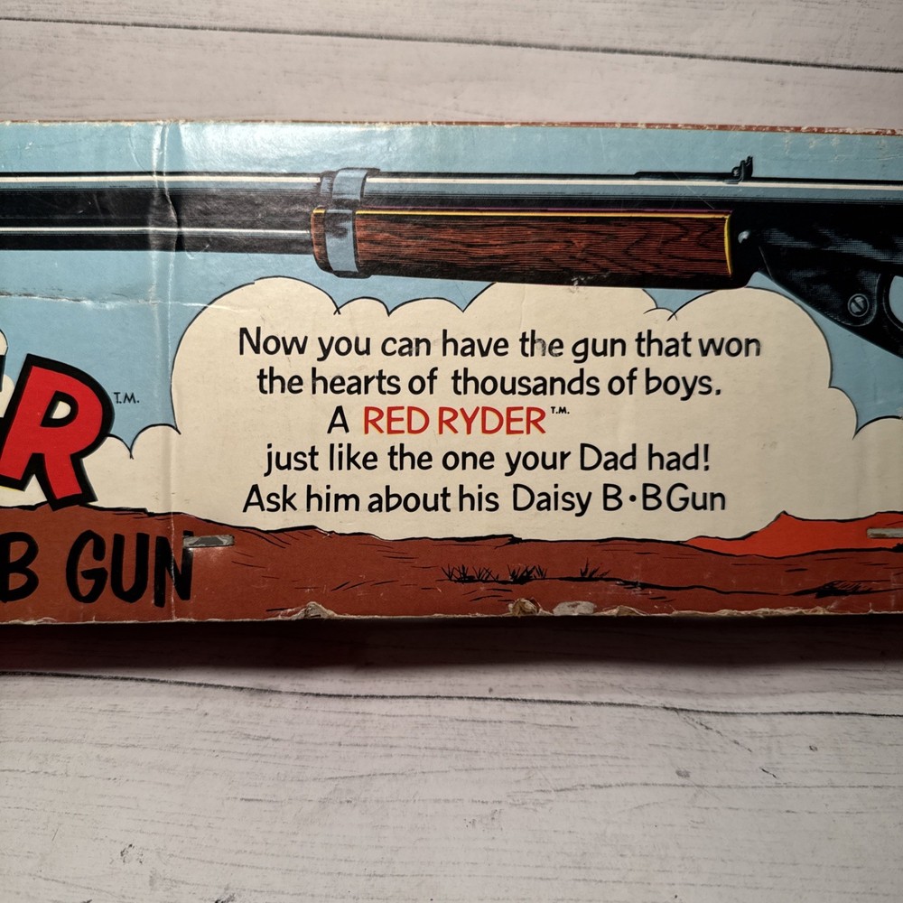 1980'sRed Ryder BB Gun Box- Box Only