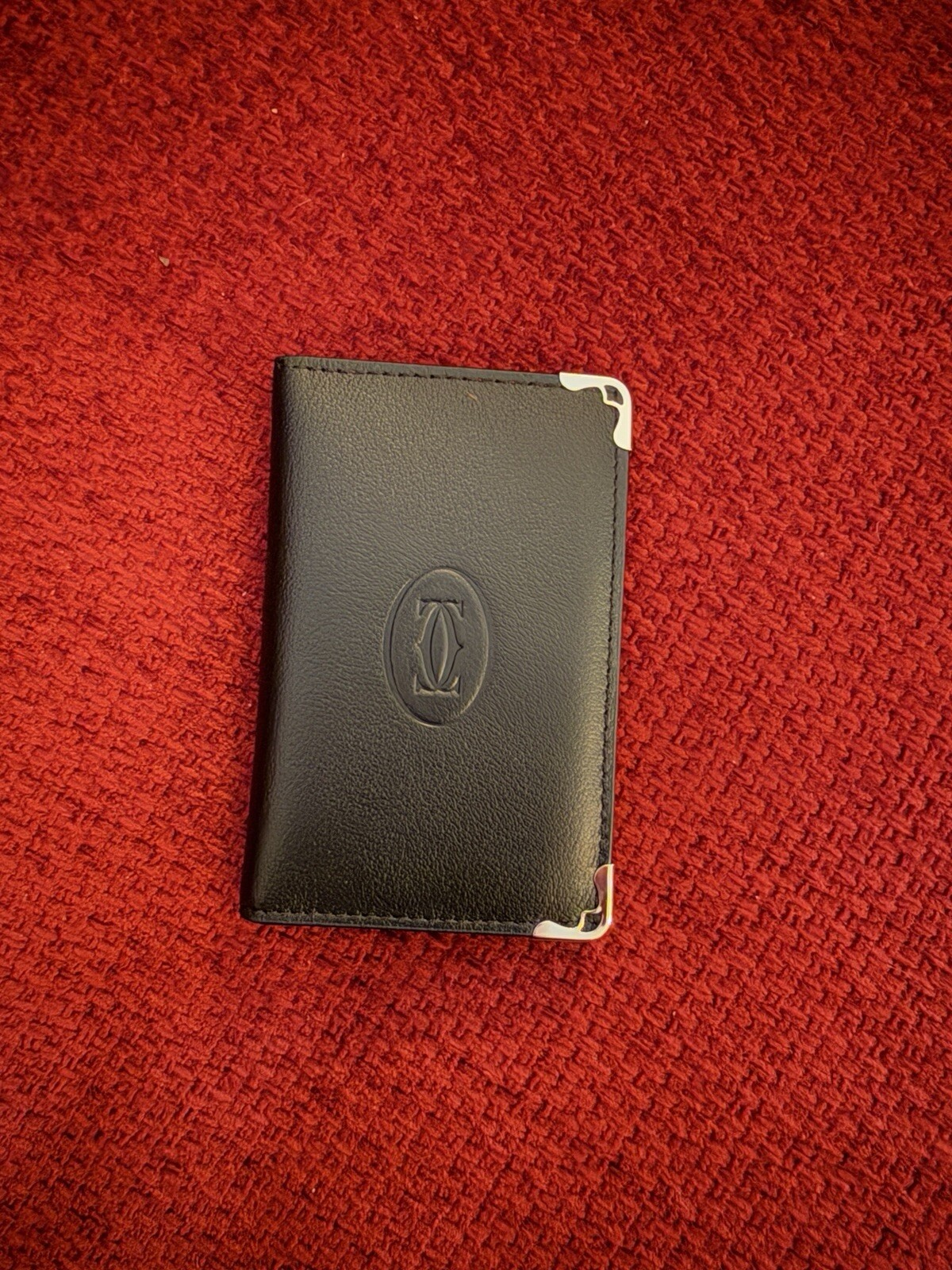 Cartier Cardholder Wallet Black Leather | NEW |Collectible Promotional AD Gift