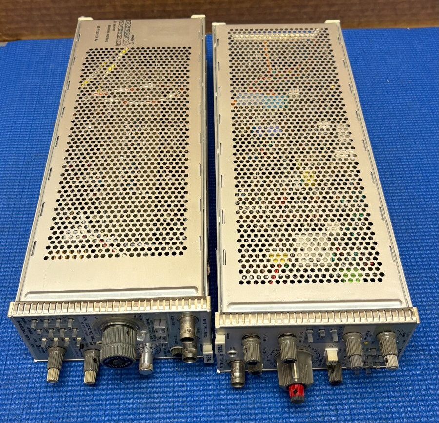 Tektronix 7B92 DUAL TIME BASE & 7B85 DELAYING TIME BASE MODULES