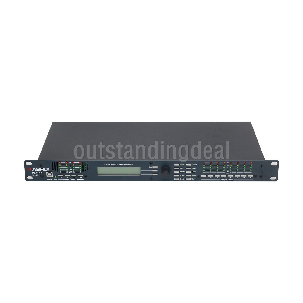 4.8SP 110V Digital DSP Audio Processor 4 Input 8 Output Sound System USA
