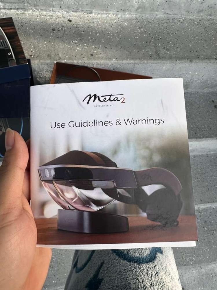 Rare Metavision Meta 2 AR Headset Developer Kit - Tech History - Original Packag