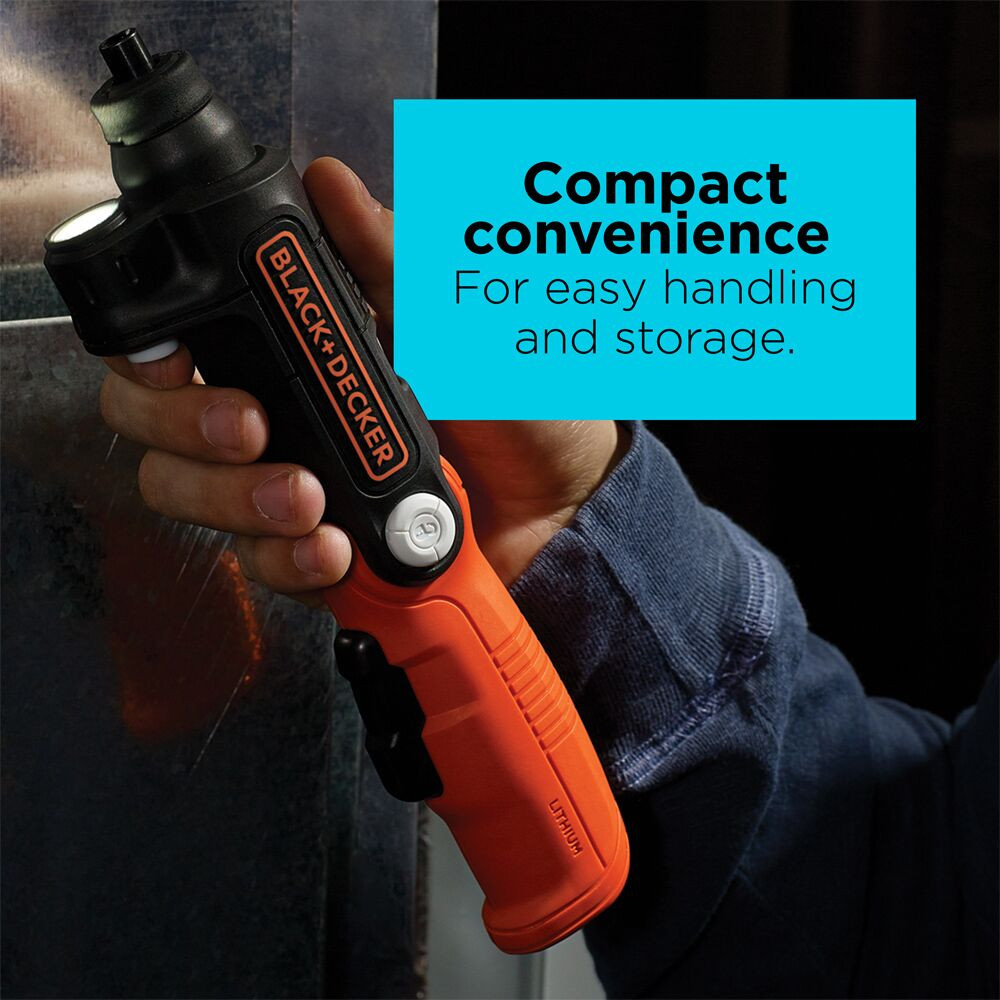 BLACK+DECKER 4V Max* Lithium Ion Lightdriver Cordless Screwdriver - BDCSFL20C