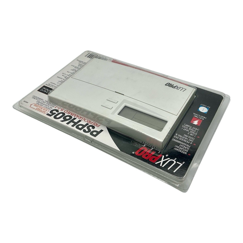 LUXPRO PSPH605 HEAT PUMP PROGRAMMABLE THERMOSTAT