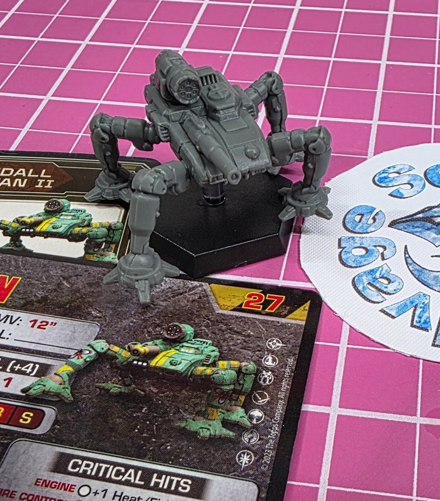 BattleTech Scorpion Mech -- Inner Sphere Security Lance + Cards