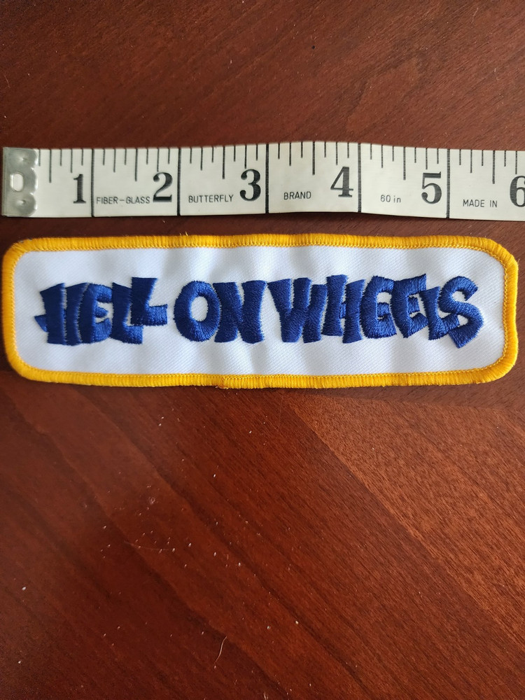 HELL ON WHEELS Motorcycle Patch