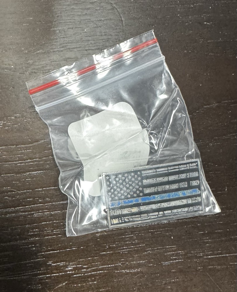 Thin Blue Line Lapel Pin (Symbol Arts)