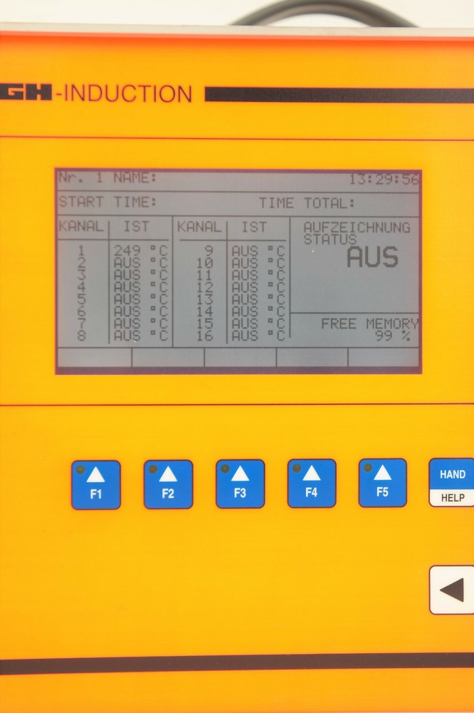 GH-Induction TPC 2000 Data Logger Temperature Data Log