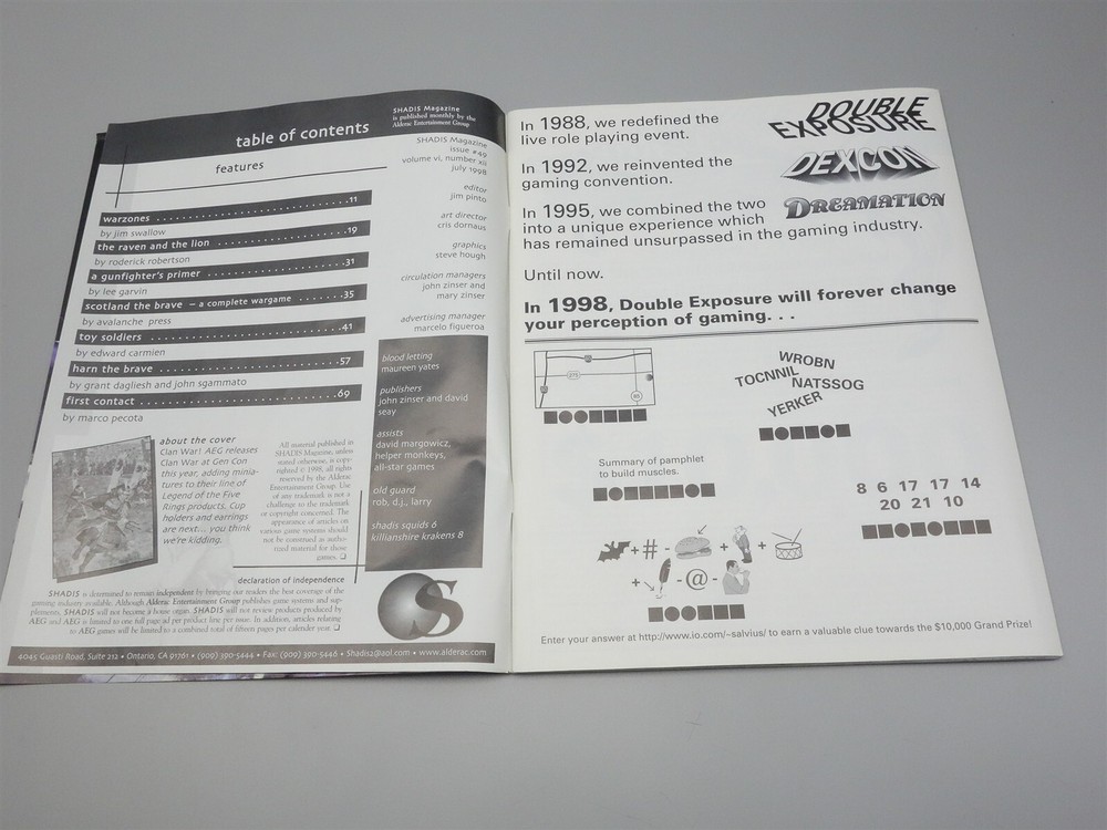 Shadis Magazine: Issue # 49