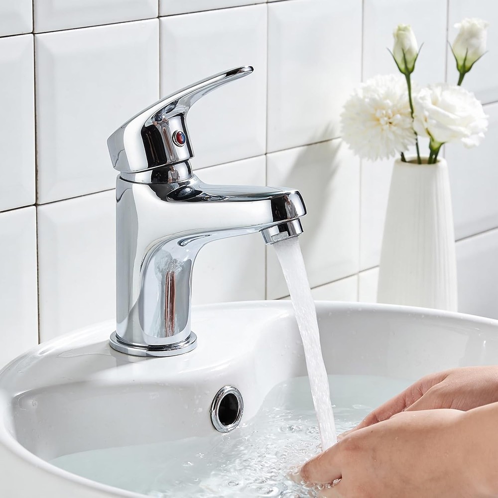 Sink Overflow Ring, 4-Pack Universal Fit Chrome Basin Trim Ring – Easy Install