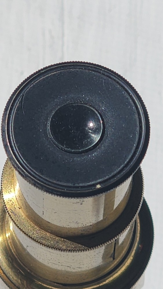 Antique Brass Field Microscope Portable