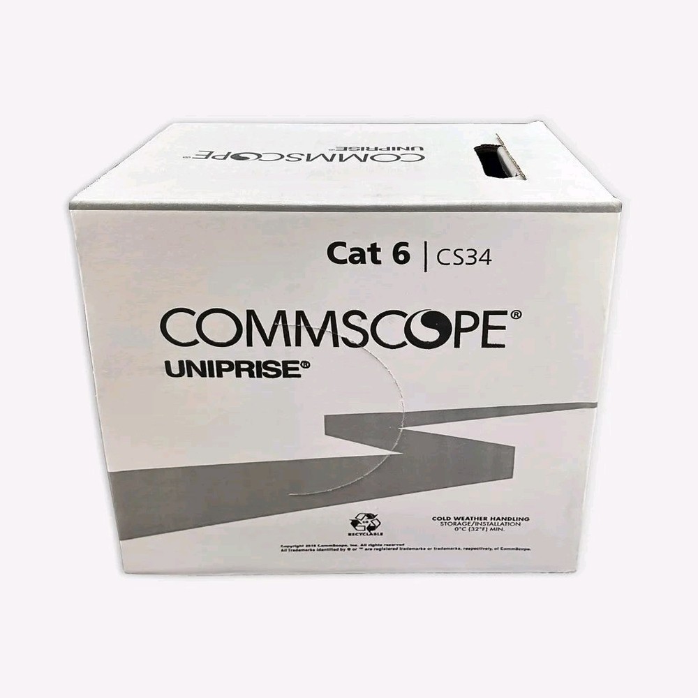 Commscope CS34P 23/4P Cat6 F/UTP WebTrak Plenum Shield Network Cable Blue /100ft