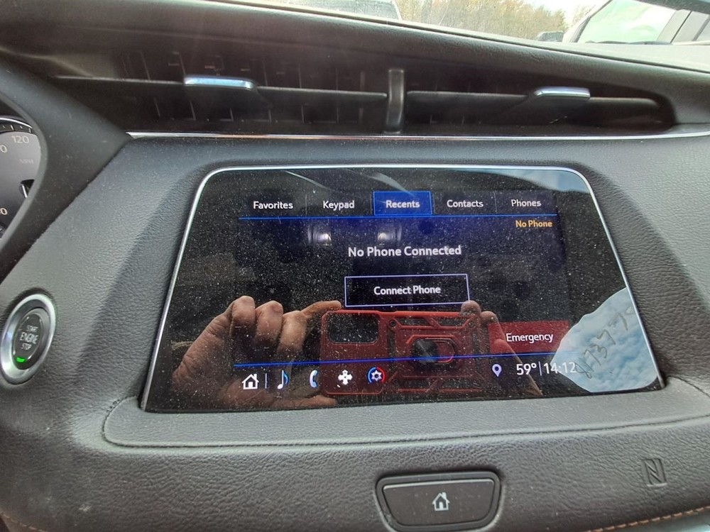 2019 Cadillac XT4 Radio Control Panel Screen Display Used No Anti-Theft Code