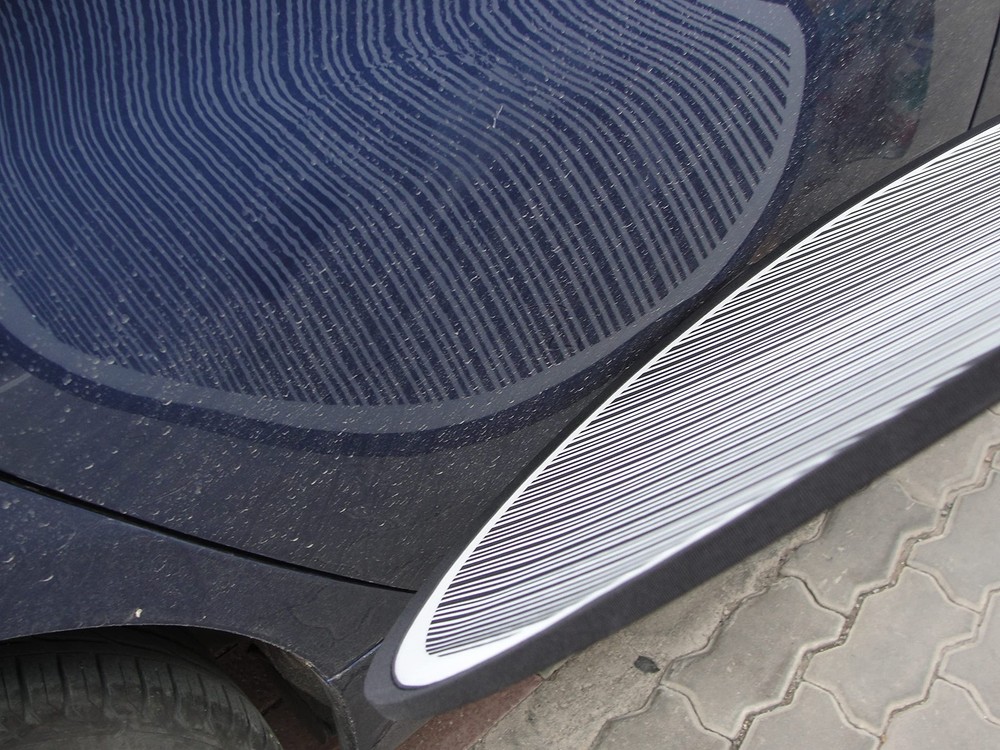 80cm Circular Striped Flexible Foldable PDR Lined Light Reflector Board Dent ...
