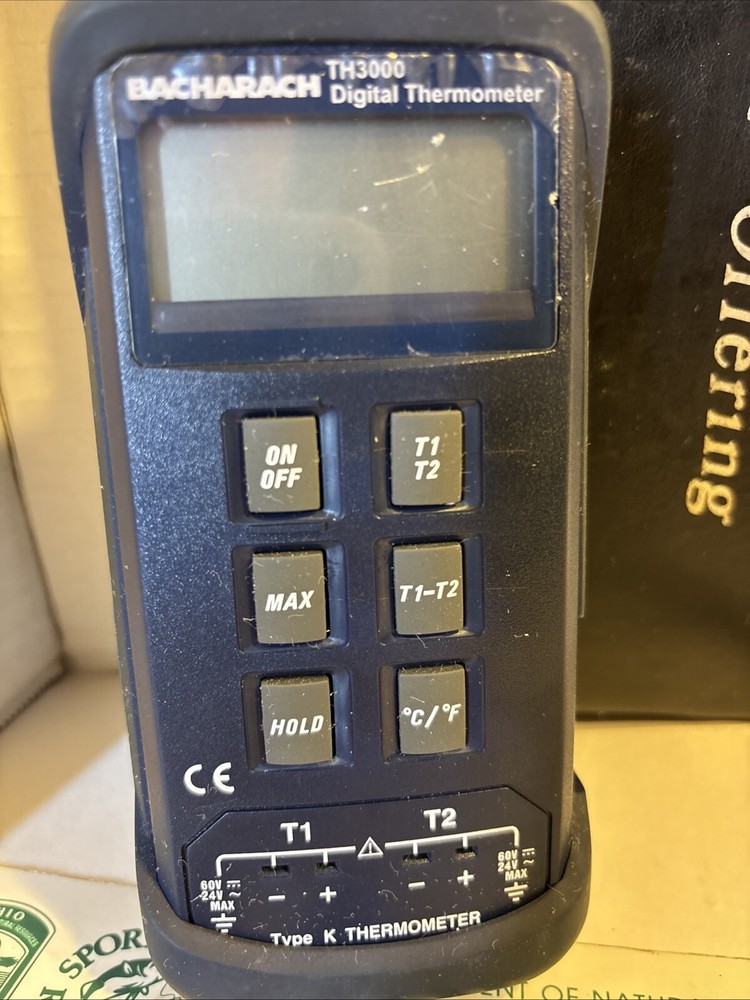 BACHARACH TH3000 TYPE K THERMOMETER
