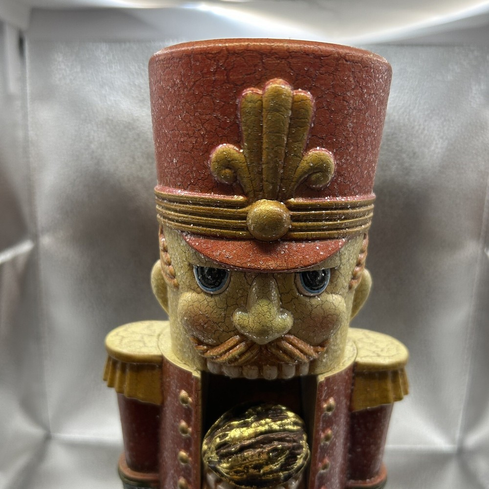 Vtg Nutcracker Resin 12” Tall Figurine￼