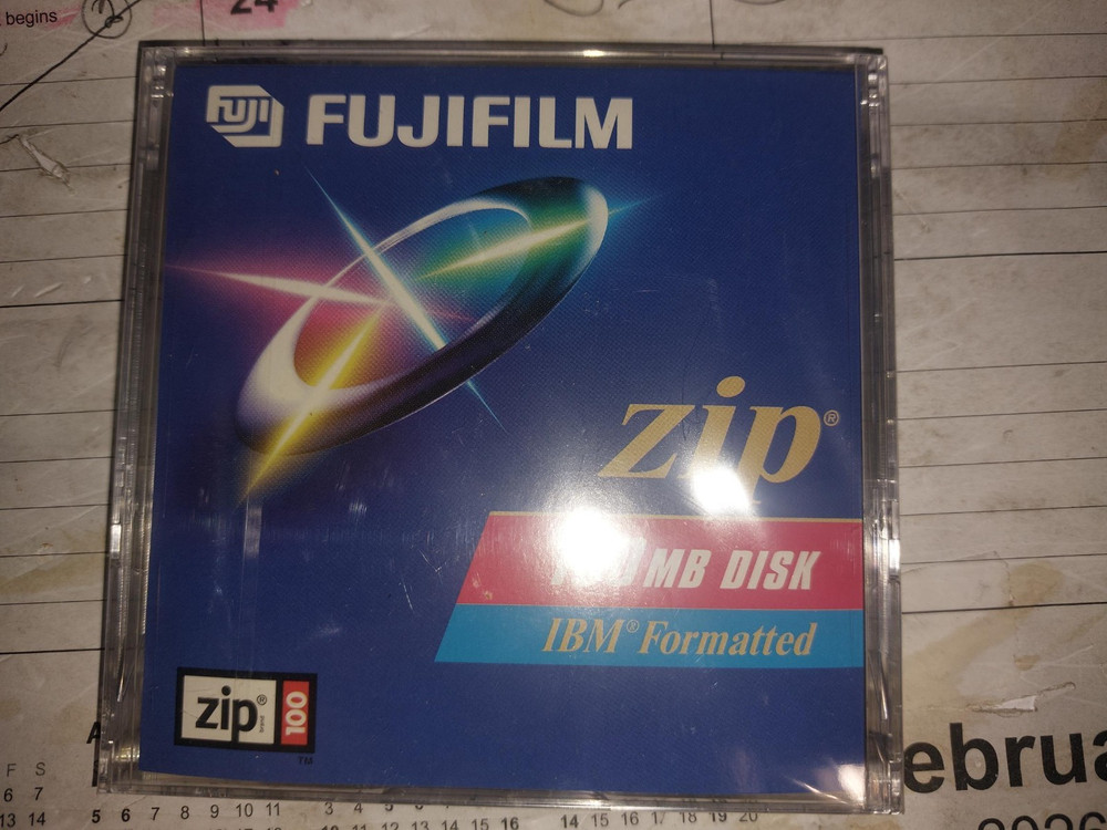 Fujifilm 100MB IBM Formatted Zip Disk NEW