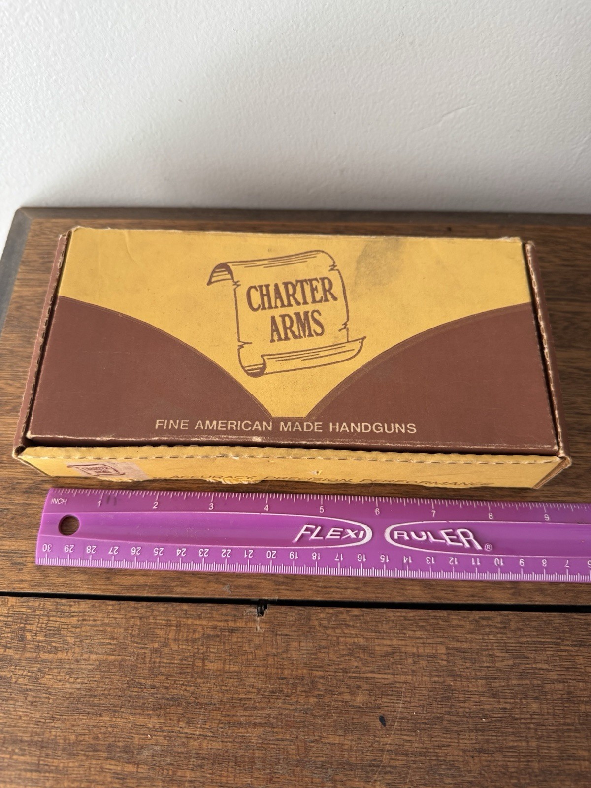 Vintage Charter Arms Empty Cardboard Box Only Display Box