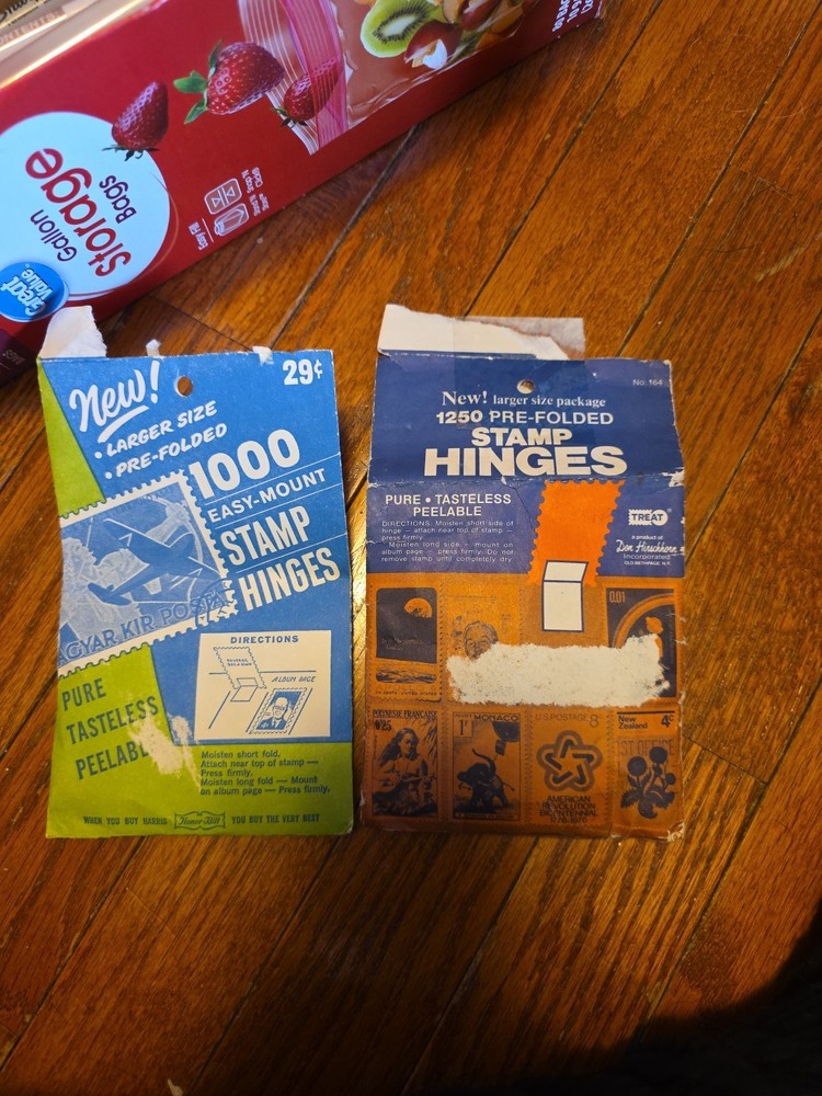 Stamp Hinges