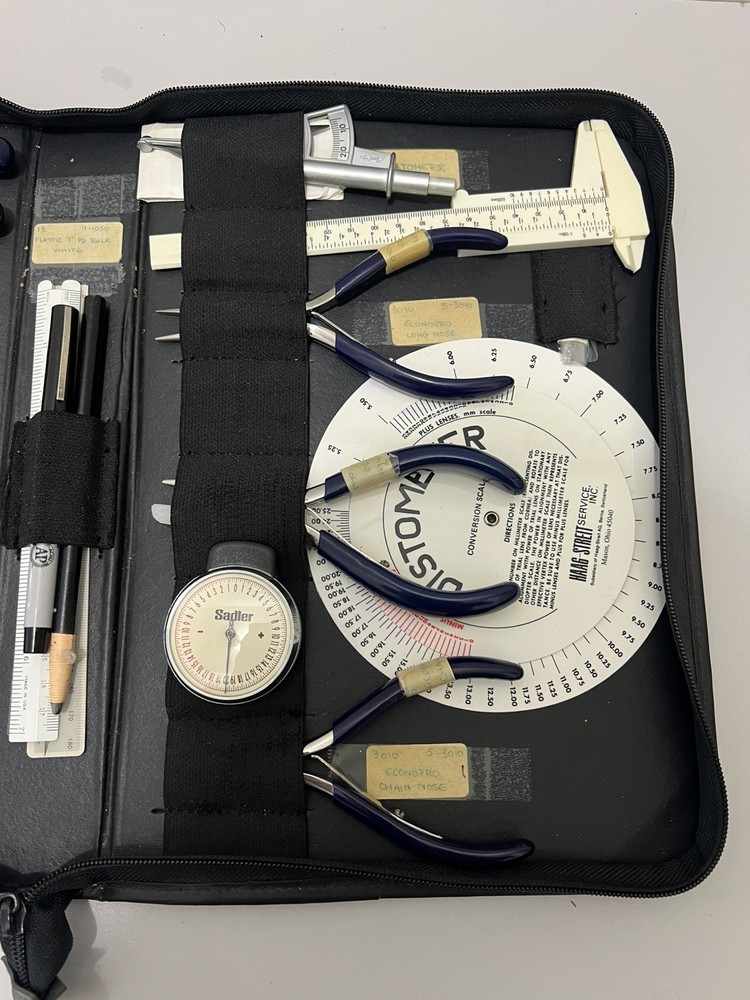 Sadler Optical Tool Kit Plus Leather Case.