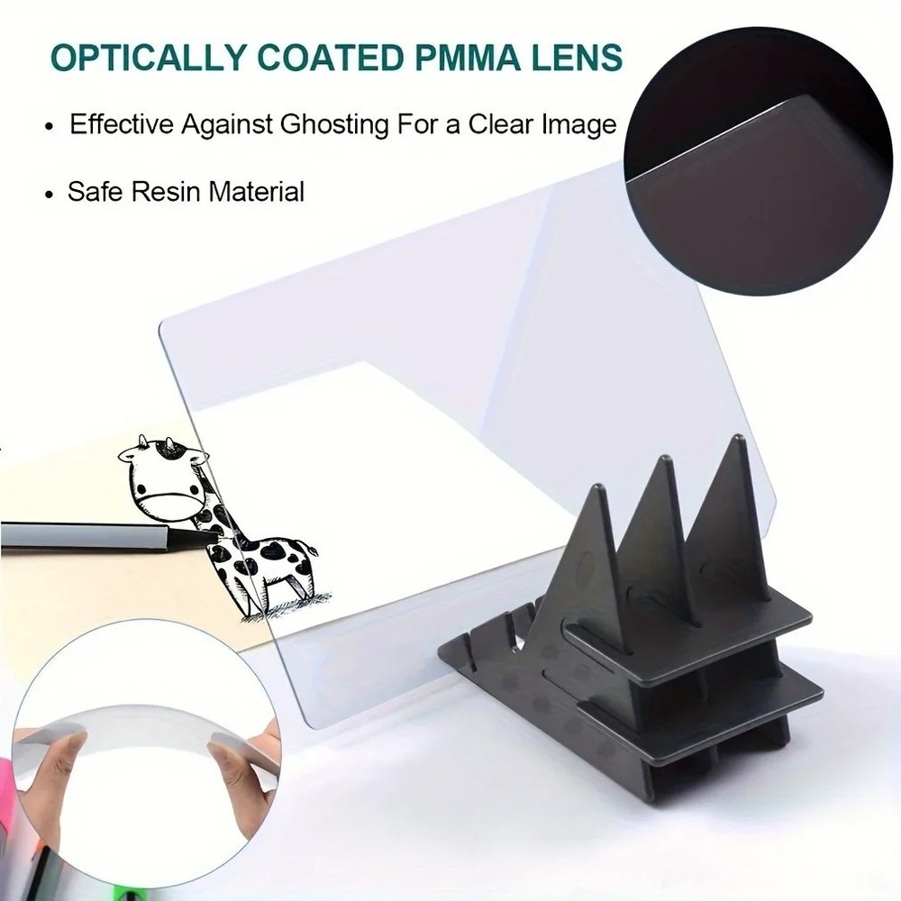 Portable Optical Drawing Tracing Board Image Projector Copy Pad Art Tool
