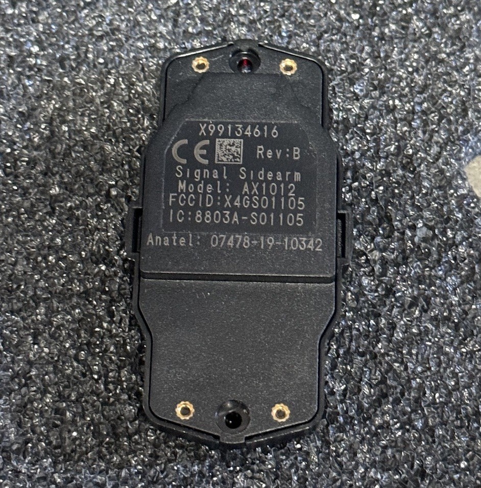 Axon Signal Sidearm Kit Model: 75015 Holster Camera Sensor