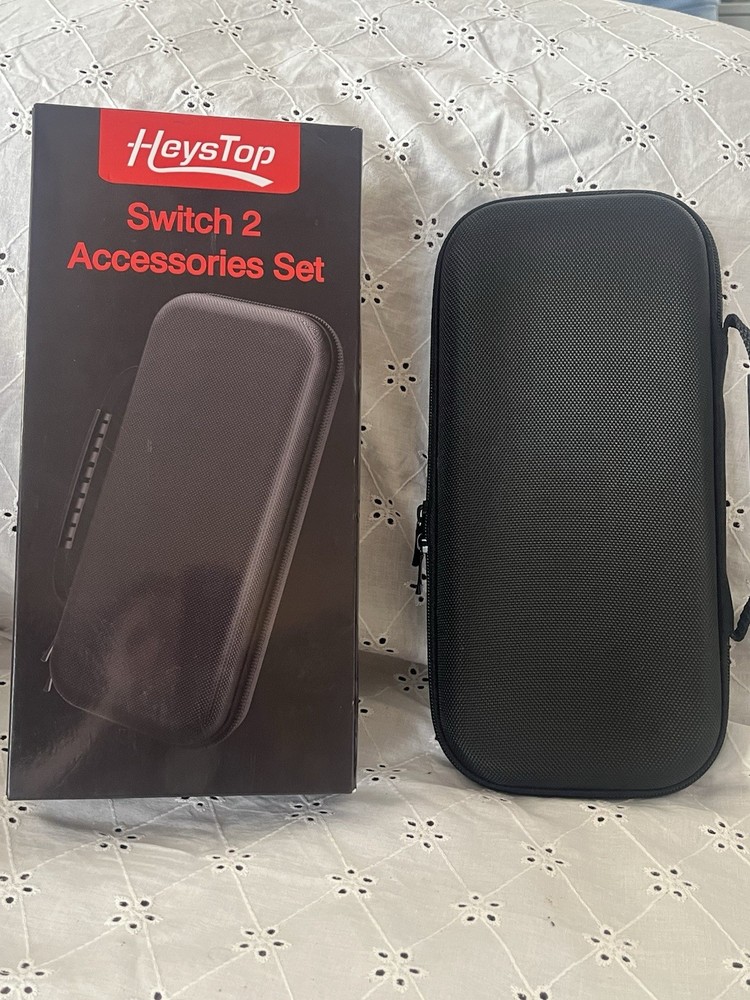 HeysTop Switch 2 Accessories Set Carrying Case & Thumb Grips Bundle