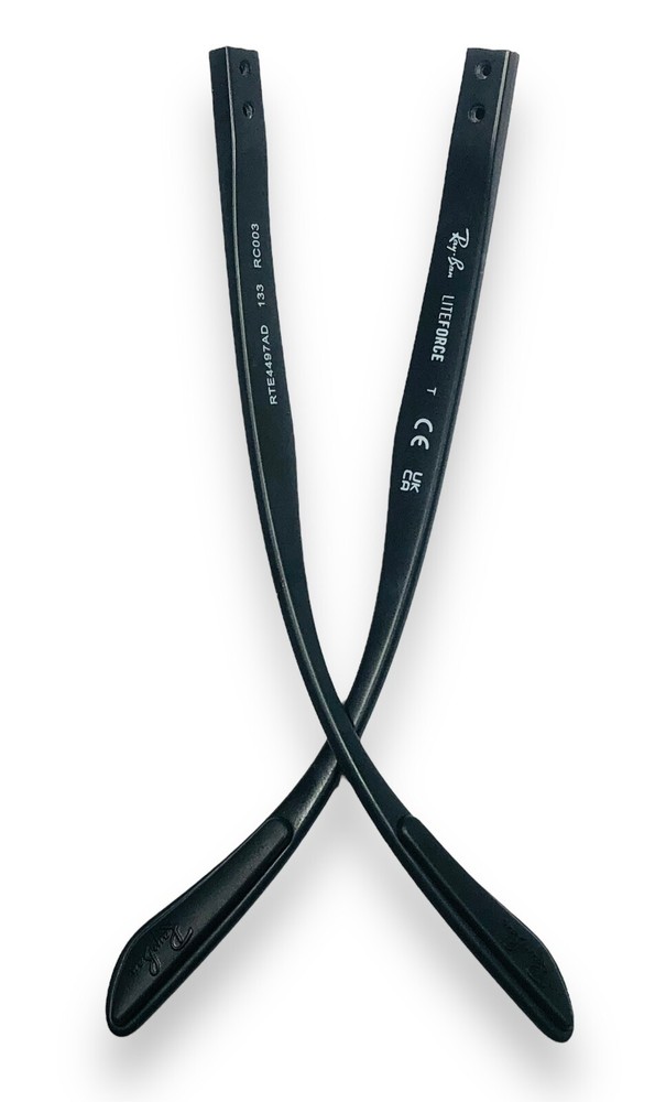 Ray Ban RB3736 Chromance Black Replacement Temples Genuine