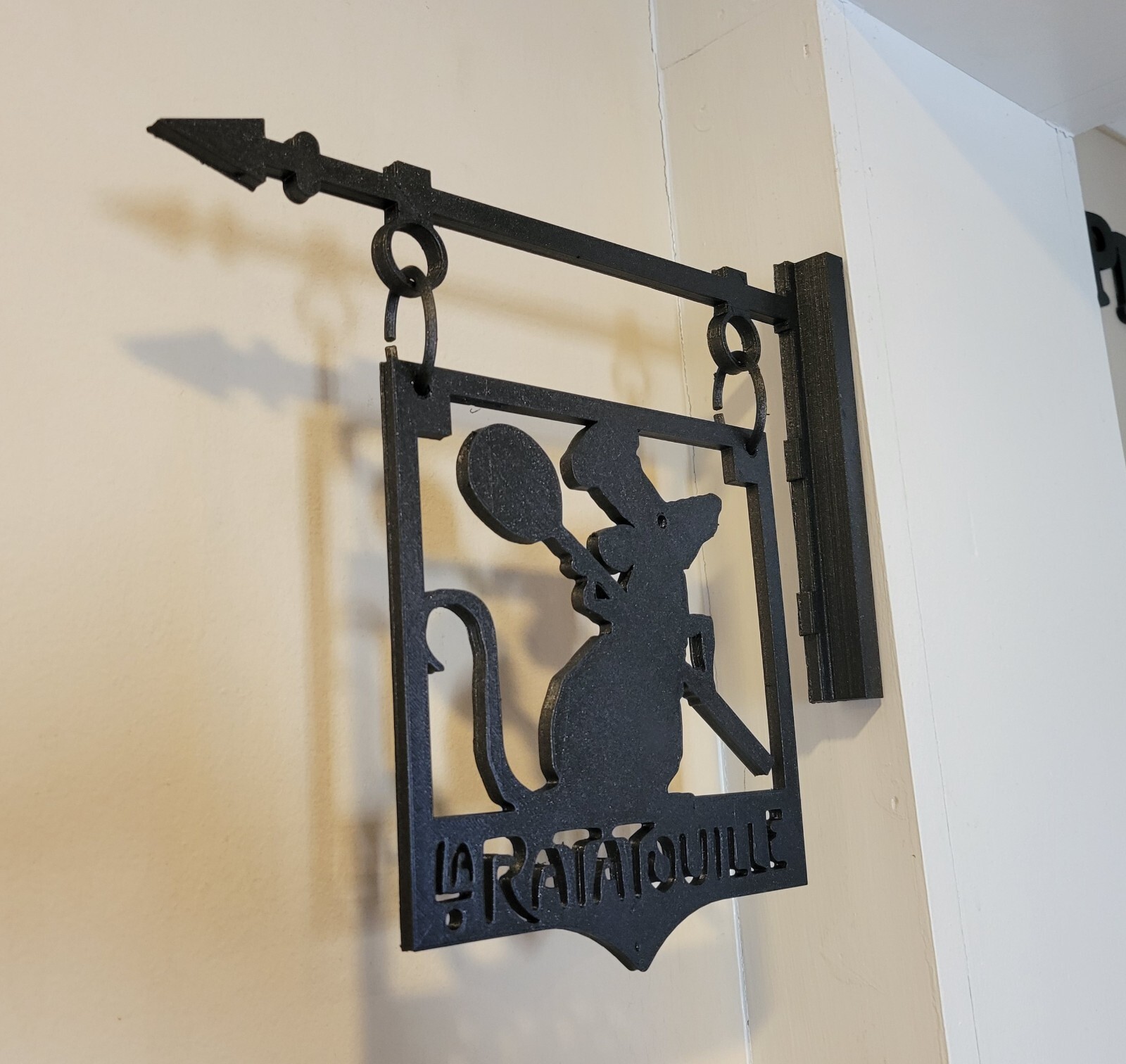 La Ratatouille Sign – Disney Kitchen Wall Art – Remy Chef Decor – French Bistro
