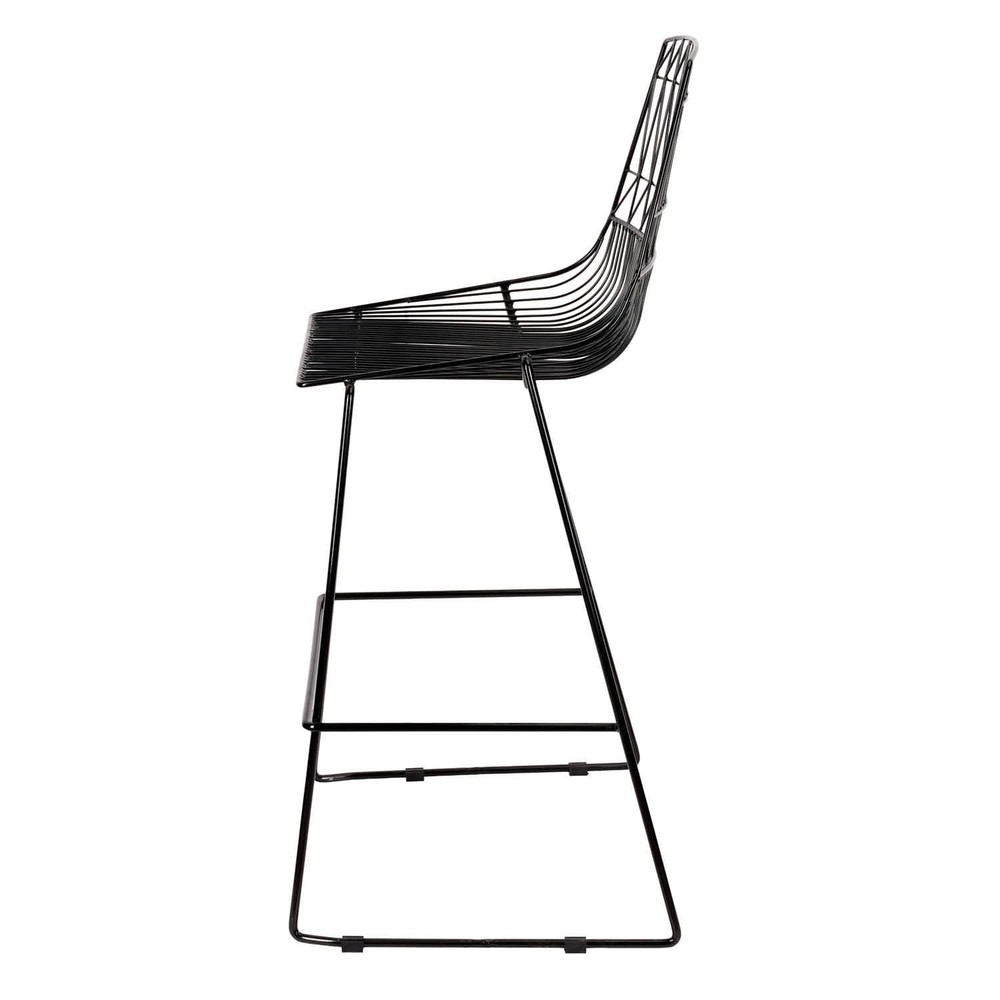 30" Benton Wire Bar Stool Steel Frame by Chivari