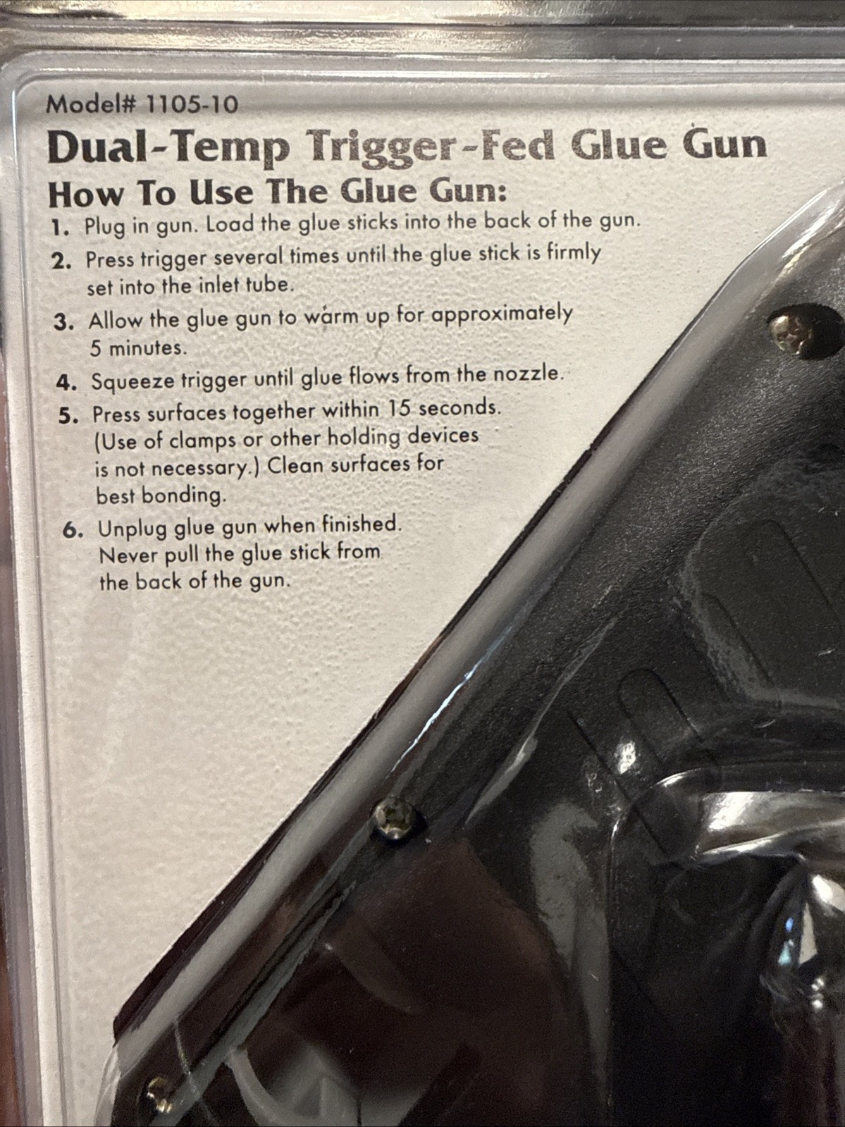 Large Dual Temp Crafting Glue Gun Uses 7/16” Glue Sticks Drip Free Nozzle
