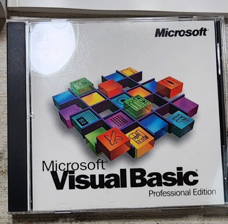 Microsoft Visual Basic Pro Professional Edition 4.0 PC Windows 95 NT 3.1