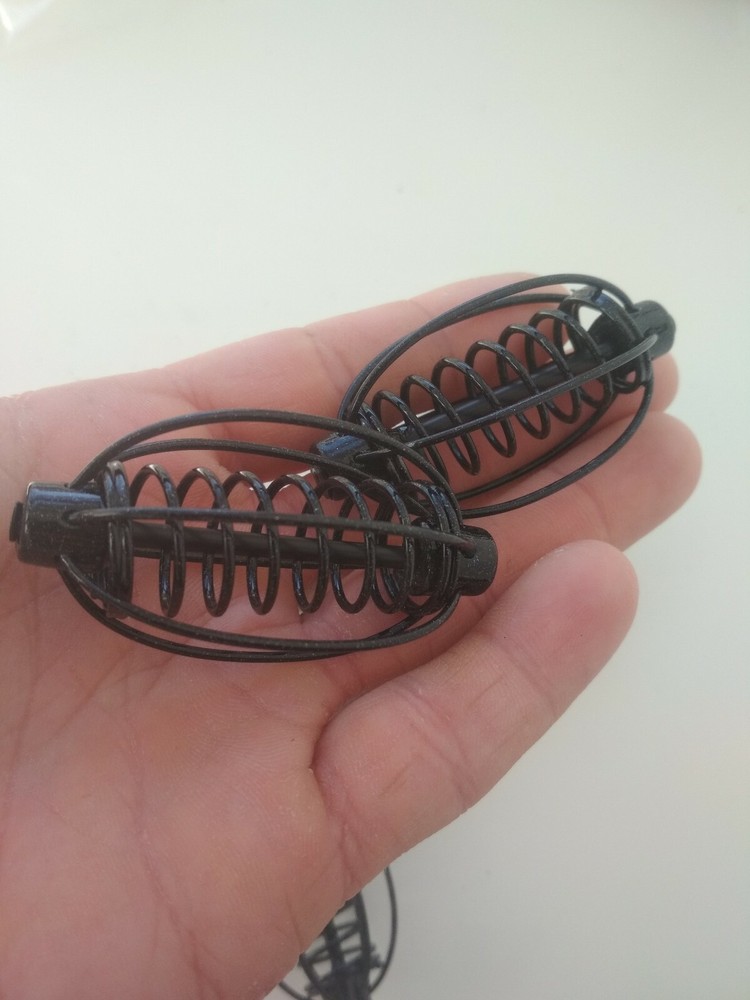 10 pcs spring coil inline method carp fishing feeder