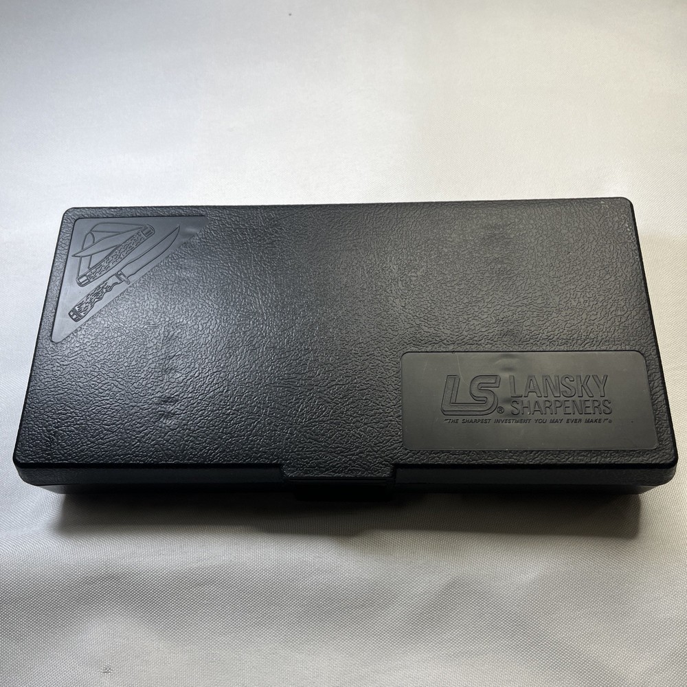 Lansky 3-Stone Knife Sharpening System Complete Starter Kit Vtg Angle Control