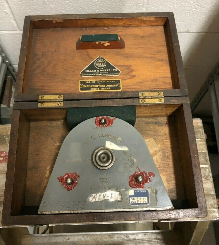 HILGER & WATTS M.C. CLINOMETER