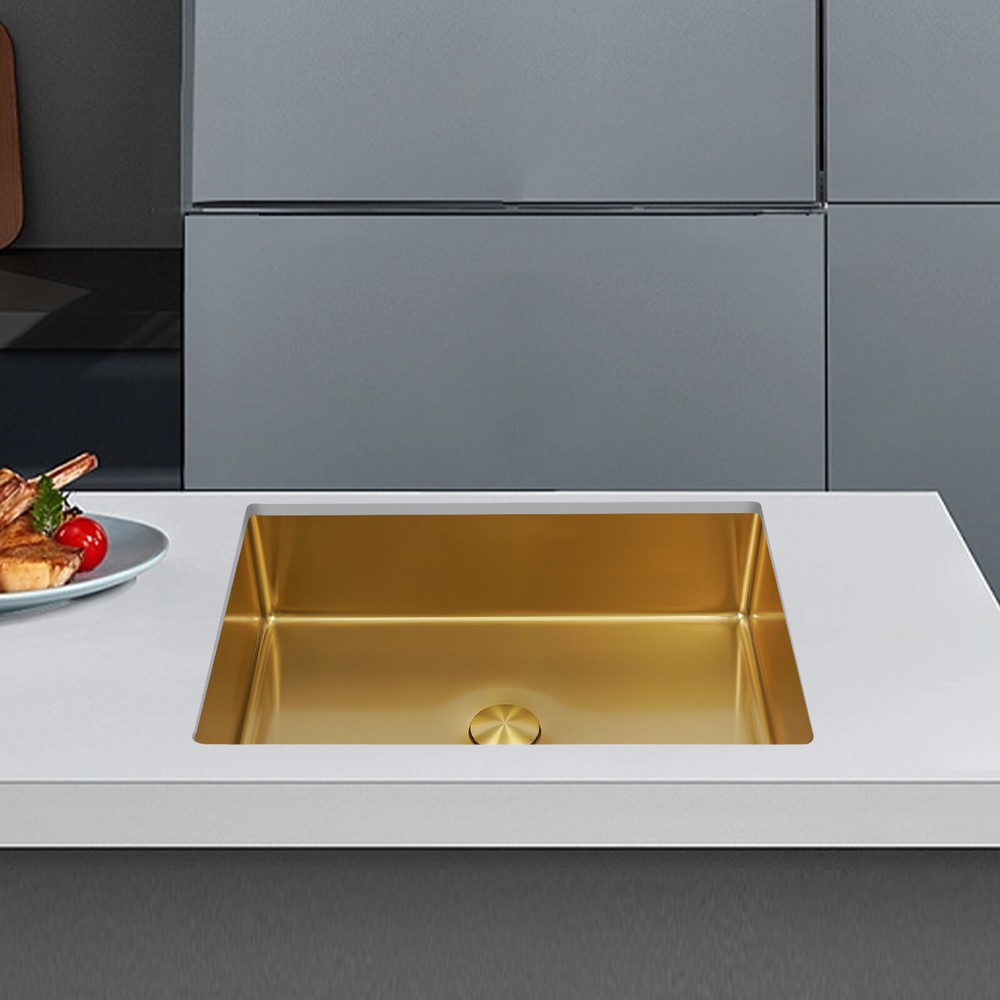 Bathroom Sink Stainless Steel Undermount Bathroom Wash Sink Rectangular Sink