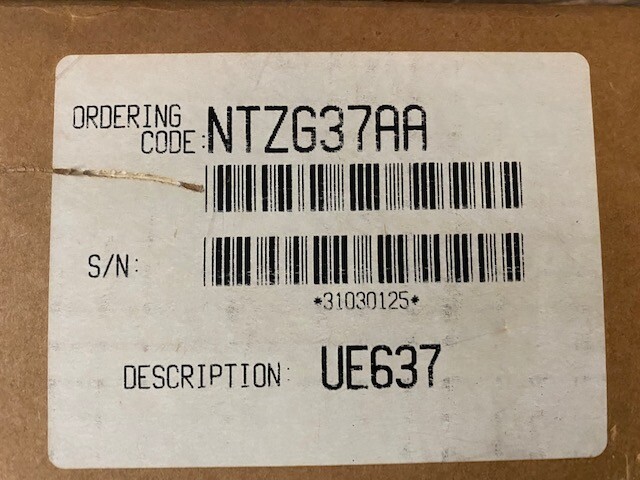 Universal Edge 637 NTZG37AA Network Switch (NEW)