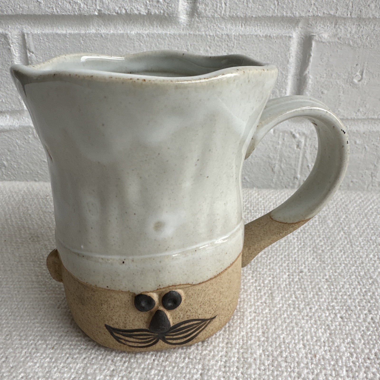Takahashi San Francisco “Le Chef” Hand Painted  Stoneware Pottery Mug 14 oz