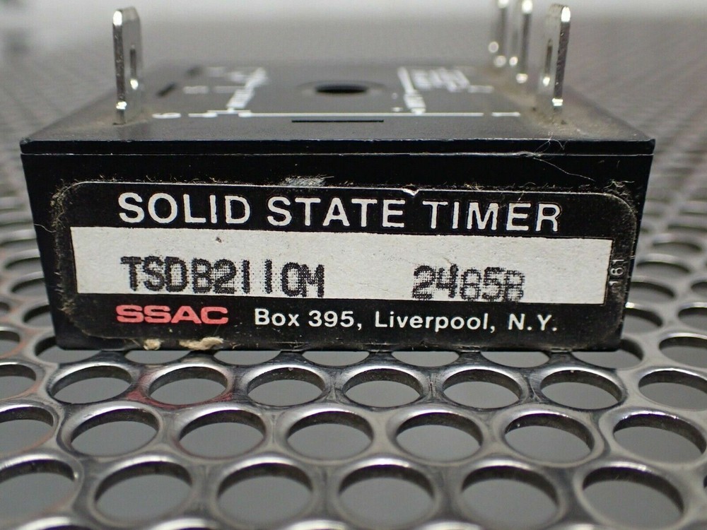 SSAC TSDB2110M Solid State Timer Used With Warranty
