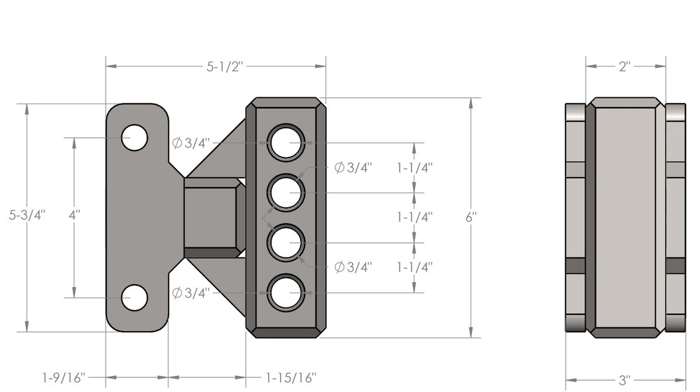 BulletProof WEIGHTDIST Medium Duty Weight Distribution Adapter