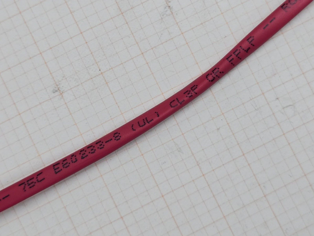 Carol E3522S 14/2C Solid Plenum Fire Alarm/Communication Cable FPLP Red /100ft