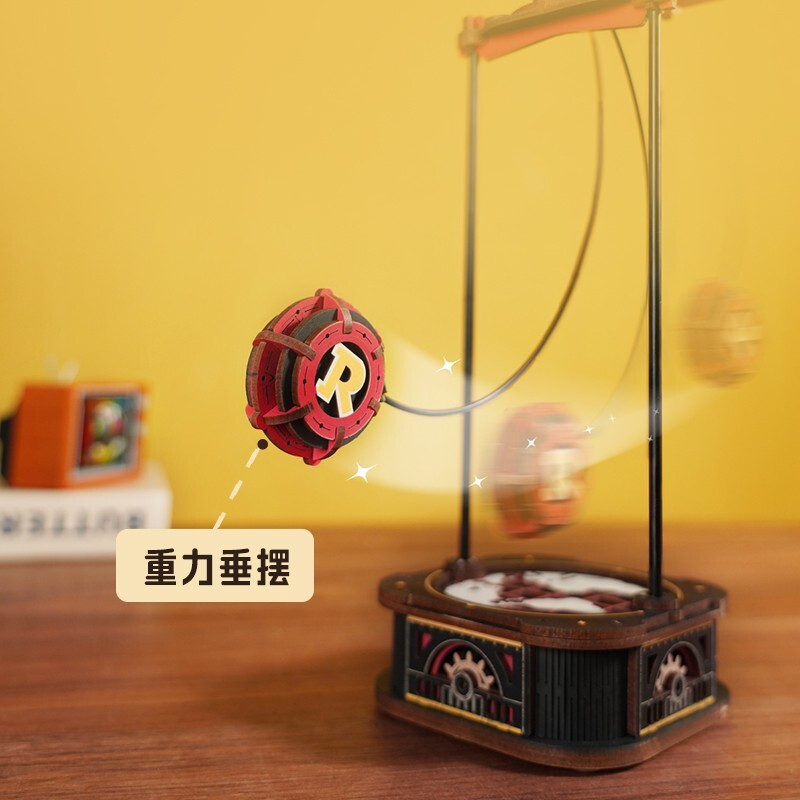 ROKR 6kits Sleigh Gravity Swing Series DIY Pendulum Toy 3D Puzzle Budding Toys