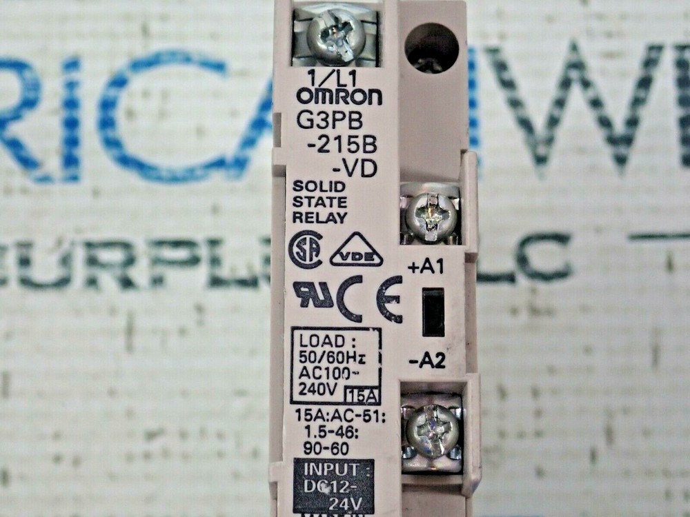 OMRON G3PB-215B-VD SOLID STATE RELAY INPUT 12- 24V