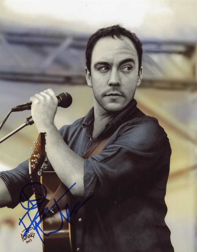 Dave Matthews- Signed Photograph