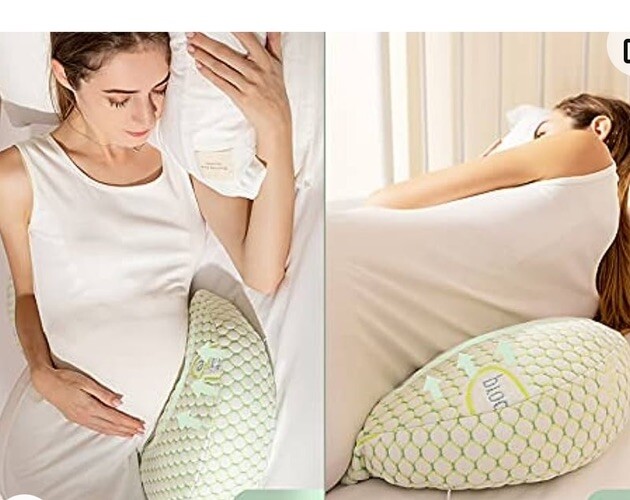 Siminzich Proactive Soft Pregnancy Pillow Support for Back/Hips/Legs
