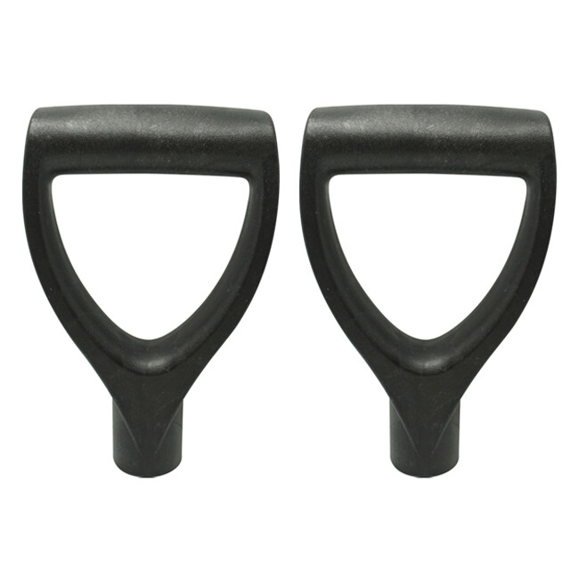 2 Pcs Replacement Plastic D Handle for Repair Tool Garden Spades Snow Shovel US