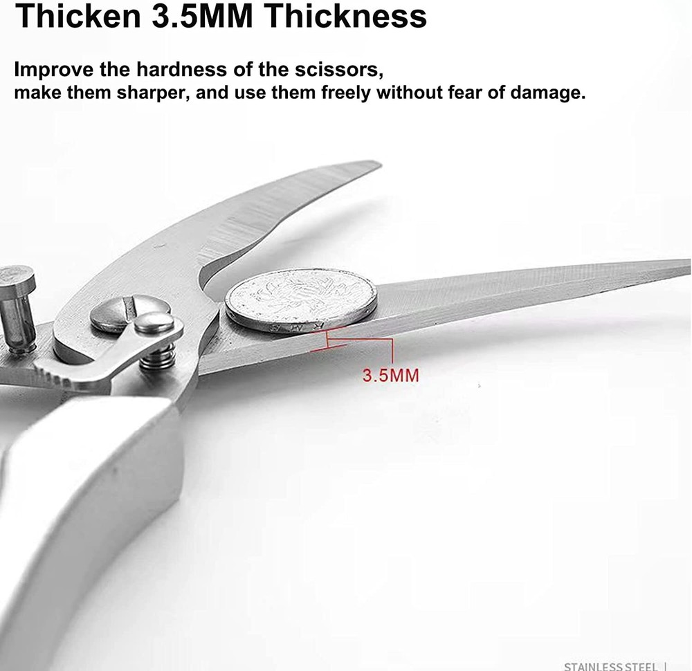 Kitchen Scissors Shears Multi-Purpose Stainless Steel Ultra Sharp Chicken Bone