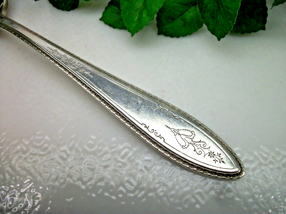 International Silver 1847 Rogers ARGOSY Silverplate Solid Serving Spoon 1926