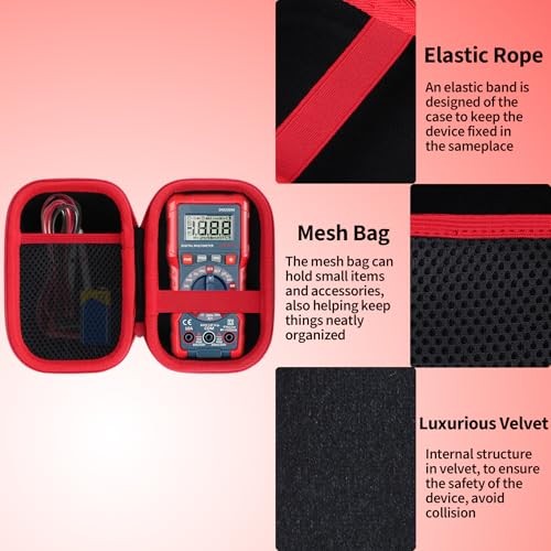 Storage Case Compatible with AstroAI Digital Multimeter Tester 2000 Counts